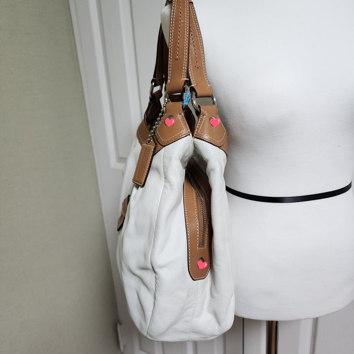 상태굿) 코치 소호 린 레더 호보백 상품이미지9