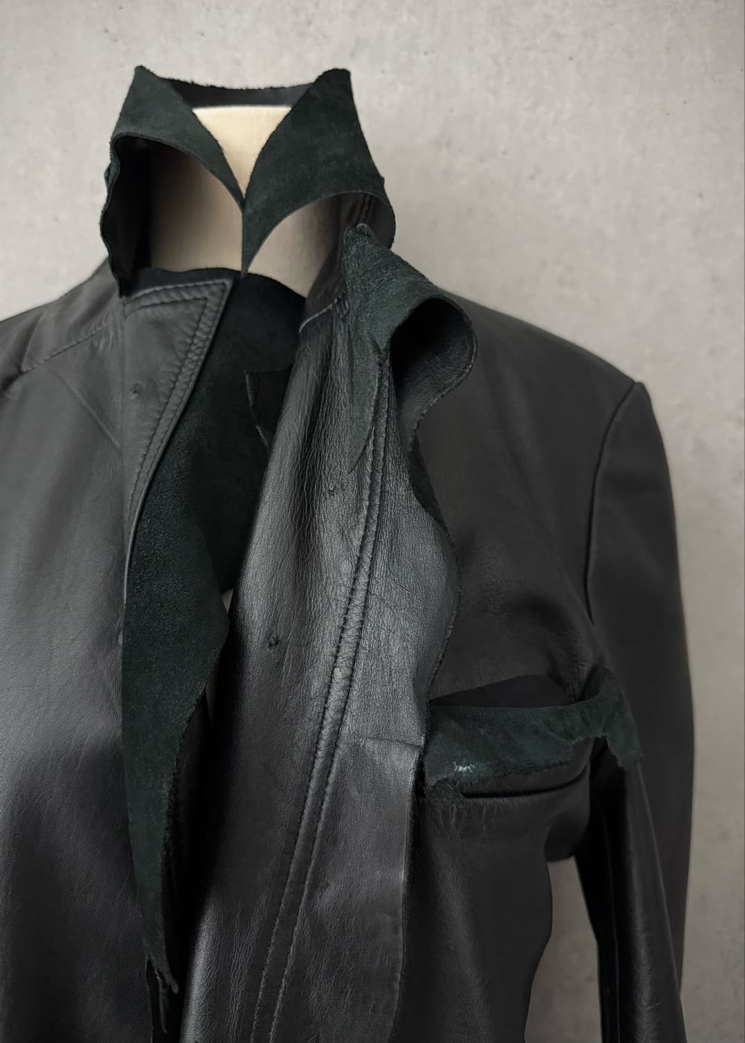 Yasuyuki Ishii leather coat 상품이미지6