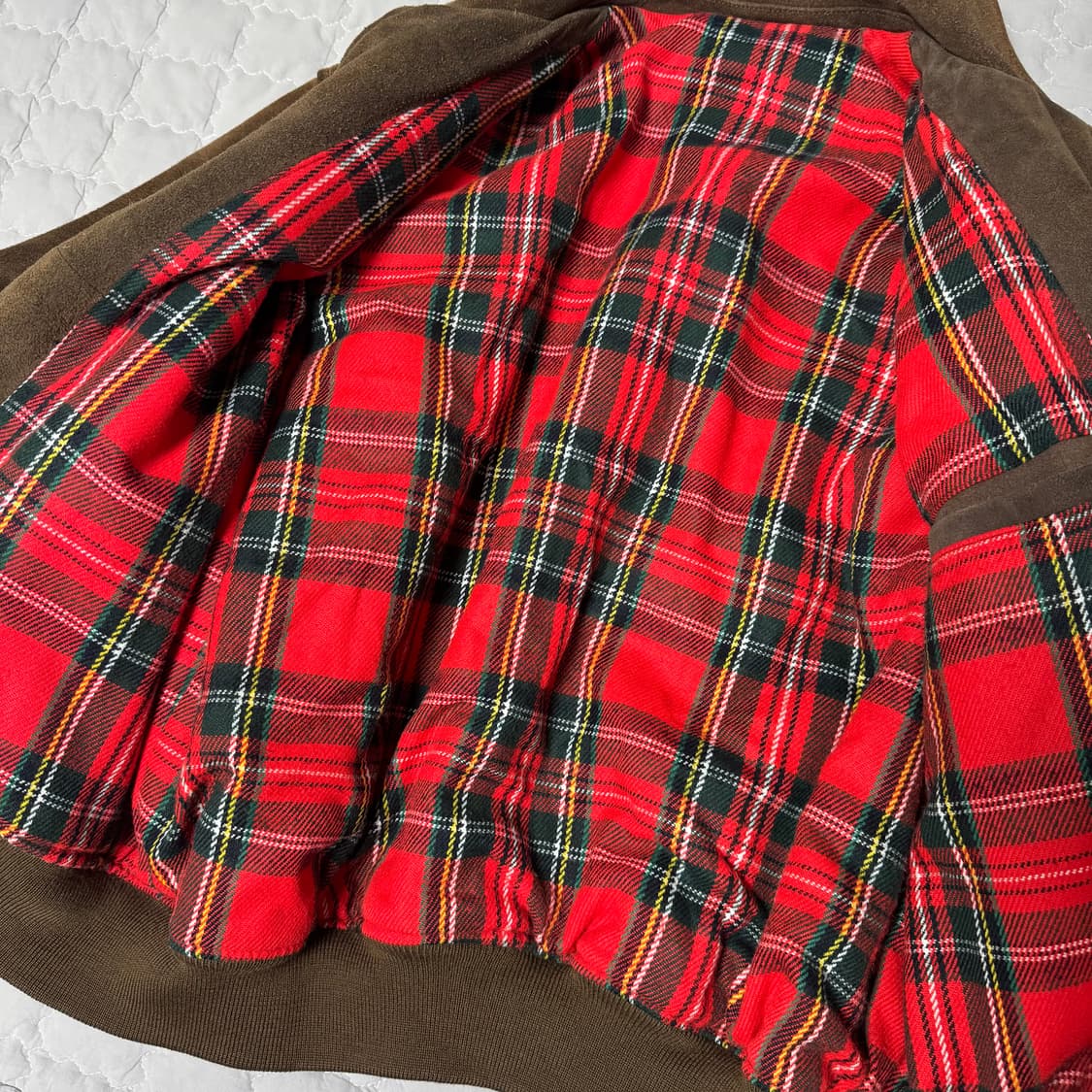 빈티지 브라운 스웨이드 G9 헤링턴 가죽 자켓 105 스너프 상품이미지10