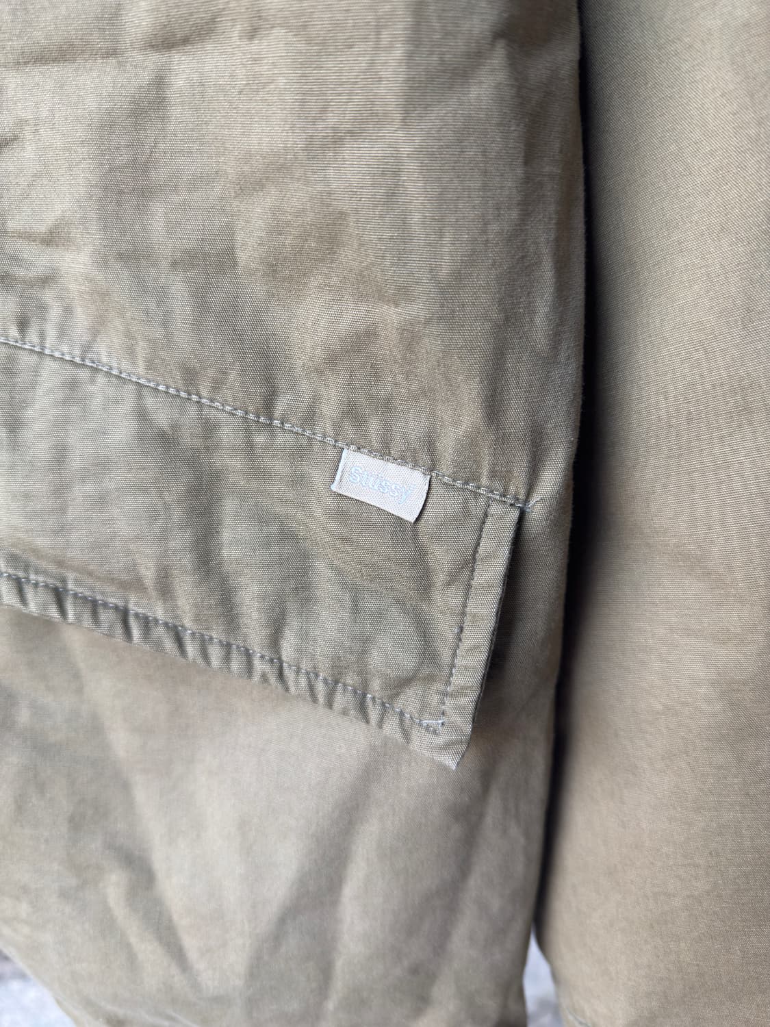 00년대 초반 올드 스투시 버버리 체크 마운틴 파카 상품이미지6