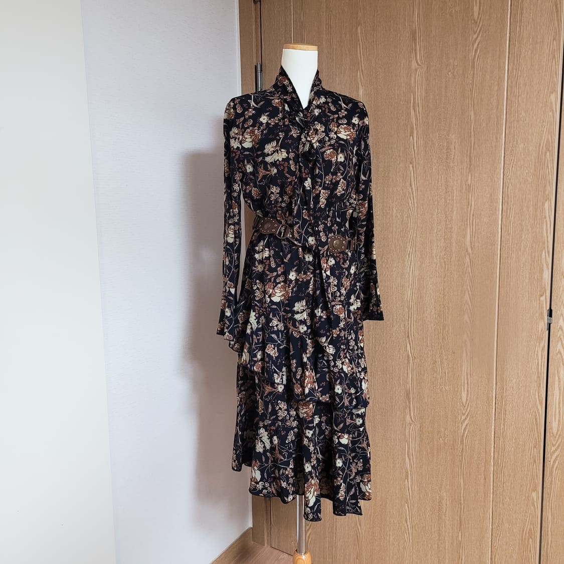 새상품) 보헤미안 쉬폰 프릴원피스 상품이미지1