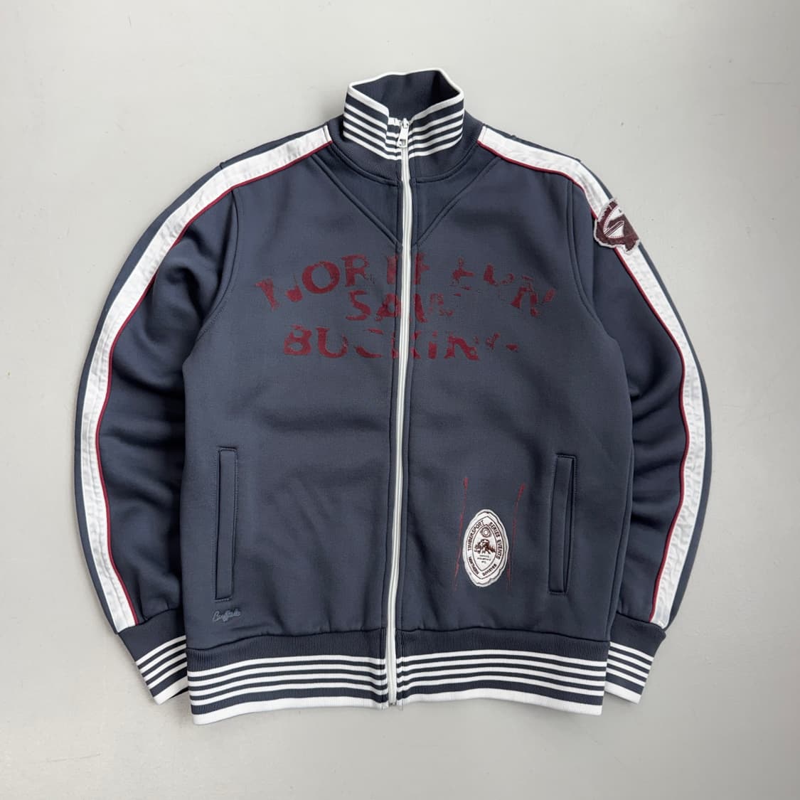 Y2K 그런지 버팔로 락 펑크 트랙탑 져지 상품이미지2