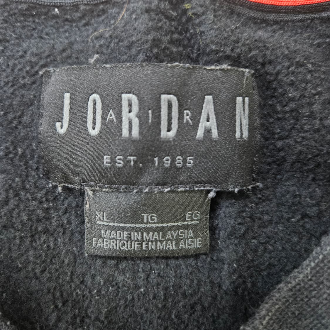 XL 나이키 조던 블랙 맨투맨 0312Y 상품이미지3