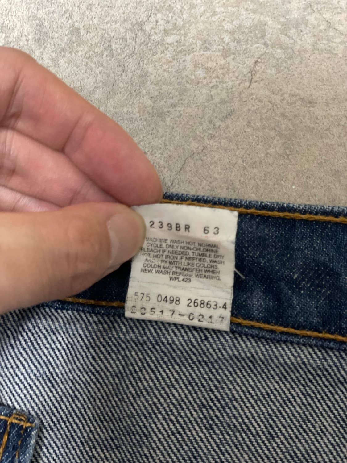 90s USA 리바이스 517 오렌지탭 33X30 상품이미지5