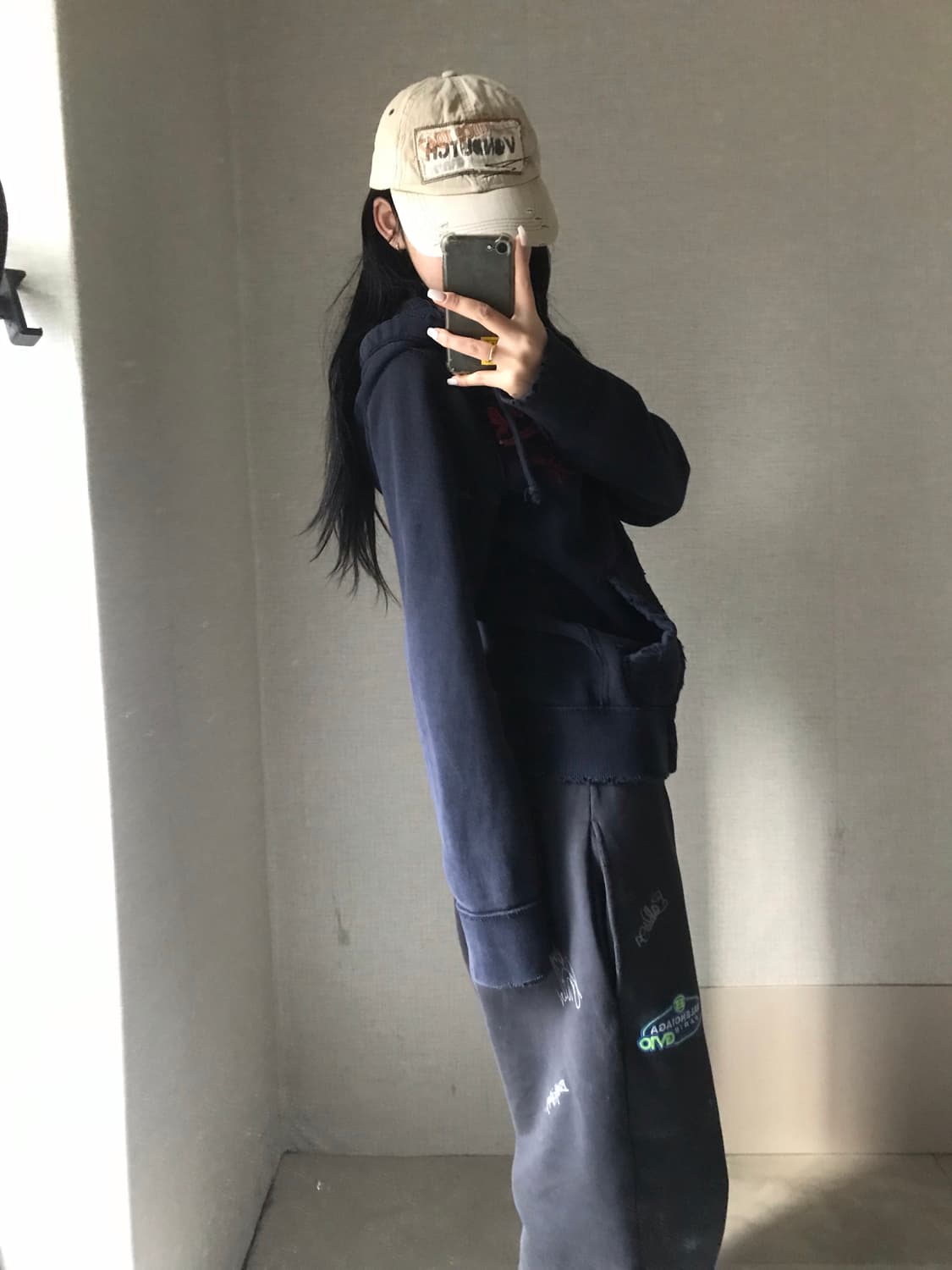 아베크롬비 딥네이비 후드집업 상품이미지5