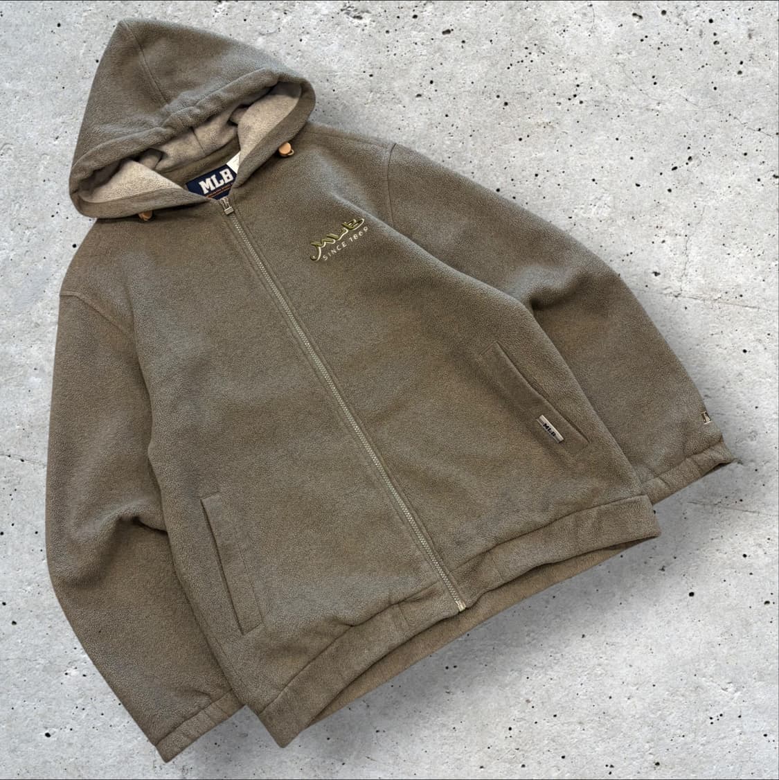 [100] 엠엘비 MLB 빈티지 후리스 후드 집업 자켓 D146 상품이미지1