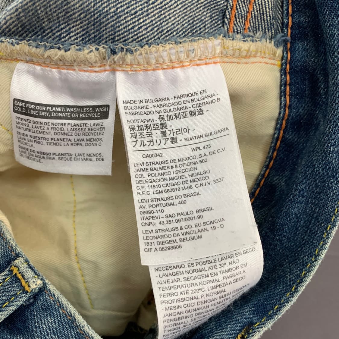 25 리바이스 LVC 701 1950s 빈티지 셀비지 하이웨스트 청바지 상품이미지9