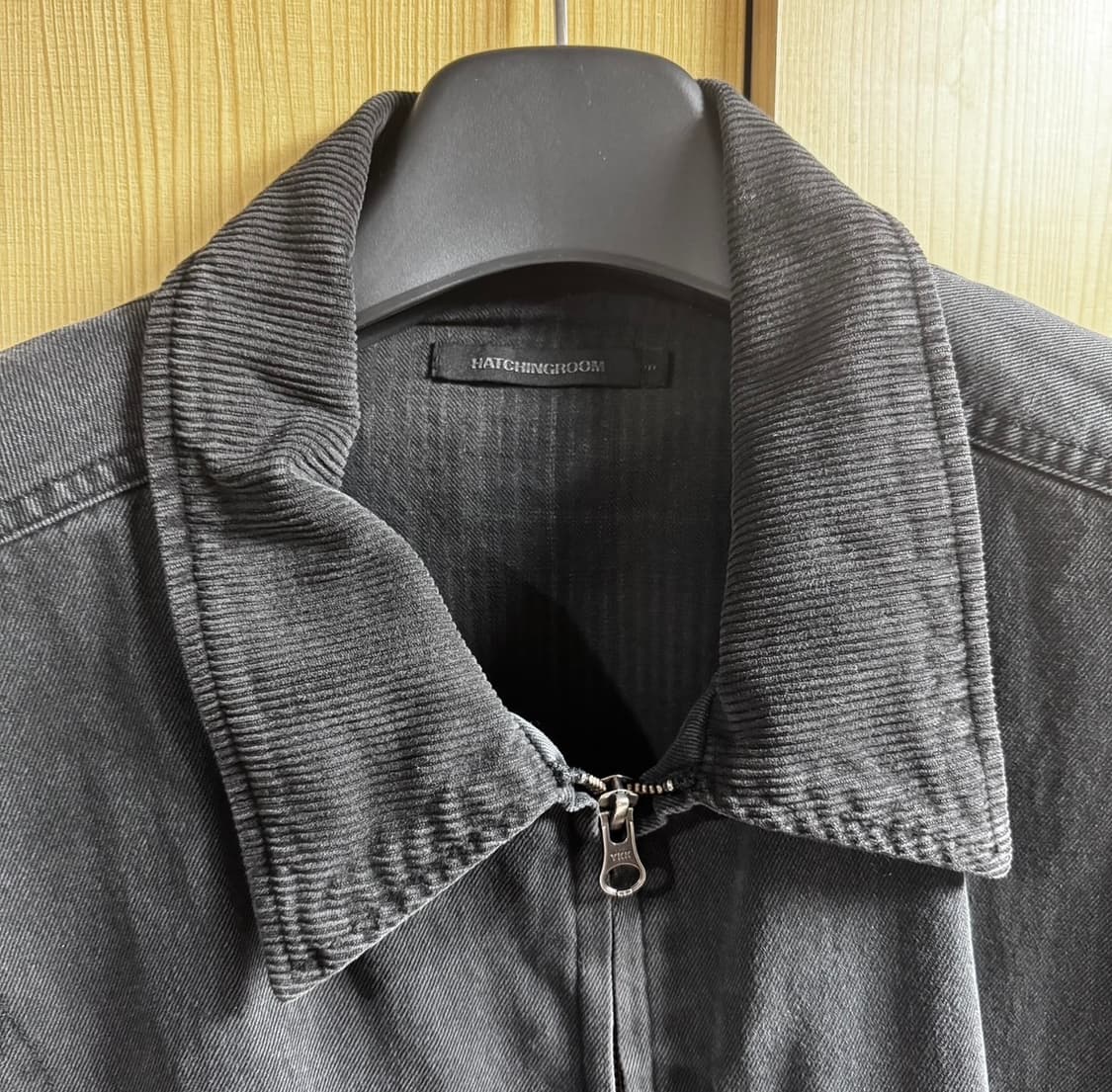 [5] 해칭룸 데님 워크자켓 차콜 상품이미지3