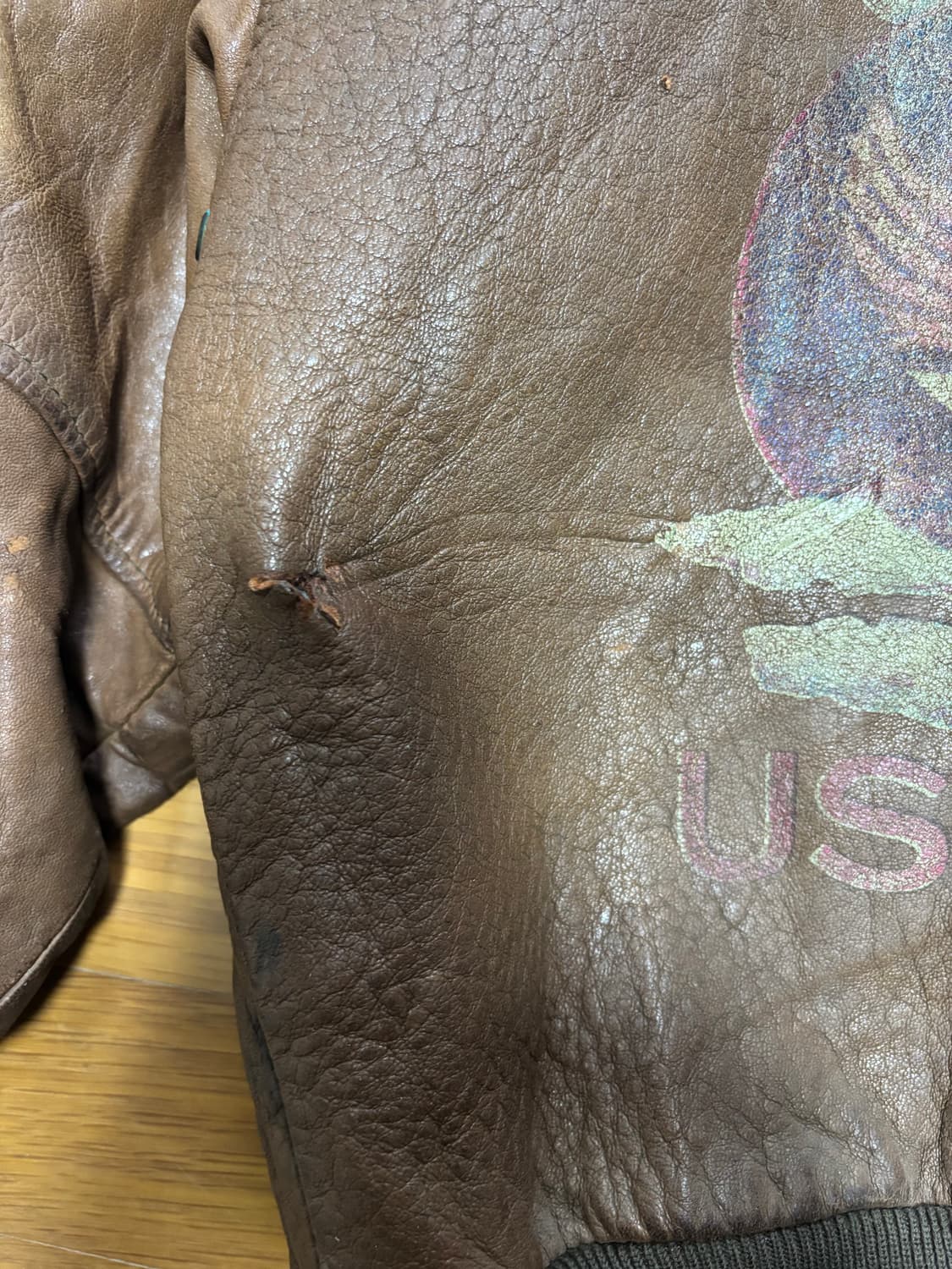 80s 아비렉스 레더 a2 m 상품이미지4