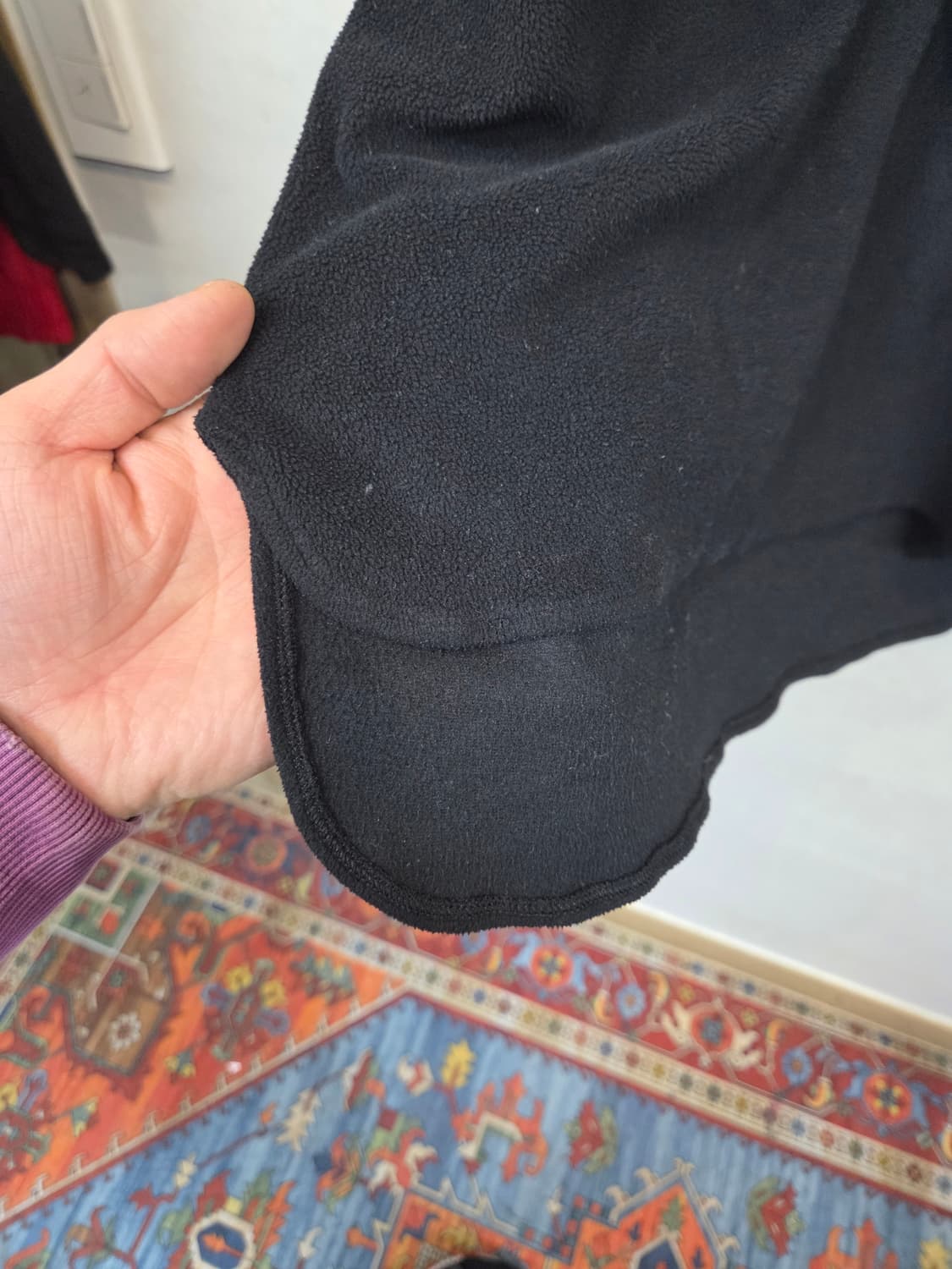 노스페이스 폴라텍 반집업 플리스 긴팔 L 루즈핏  상품이미지8