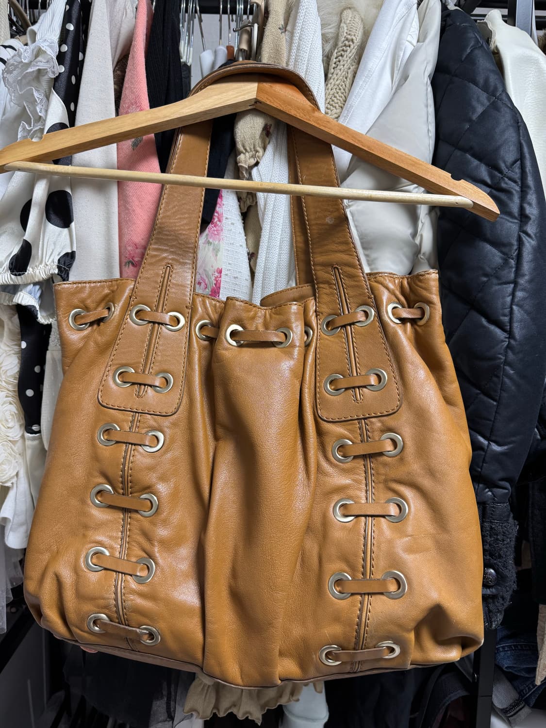 michael kors 웨스턴 오네갸루 핸드백 빈티지 가방 상품이미지2