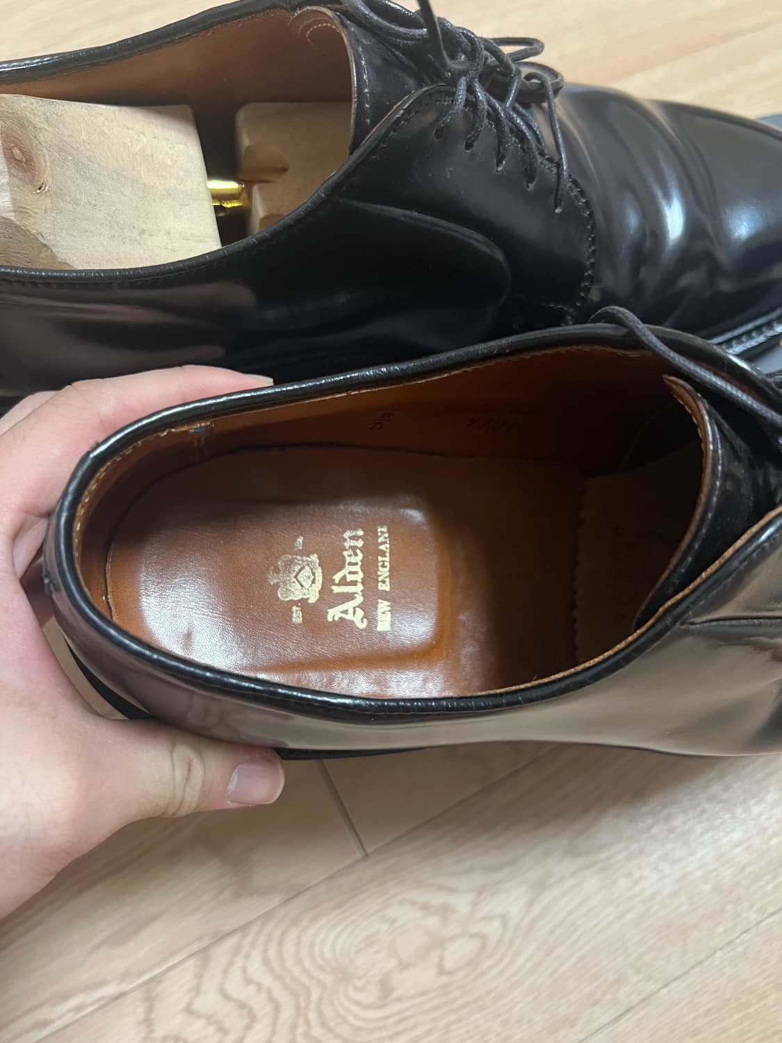 알든 9901 코도반 더비슈즈 9.5D 275사이즈 상품이미지5