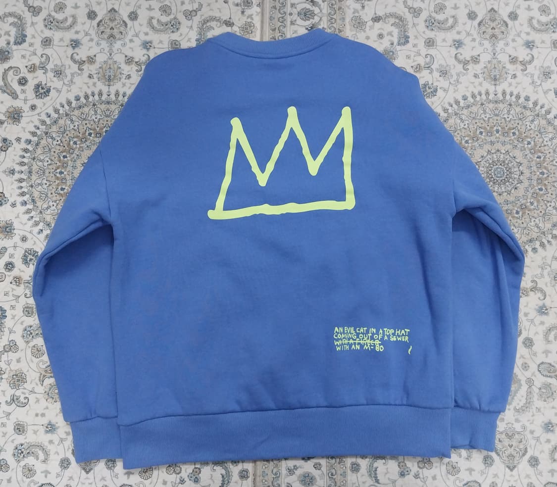 장 미셸 바스키아 맨투맨 블루 100 상품이미지2