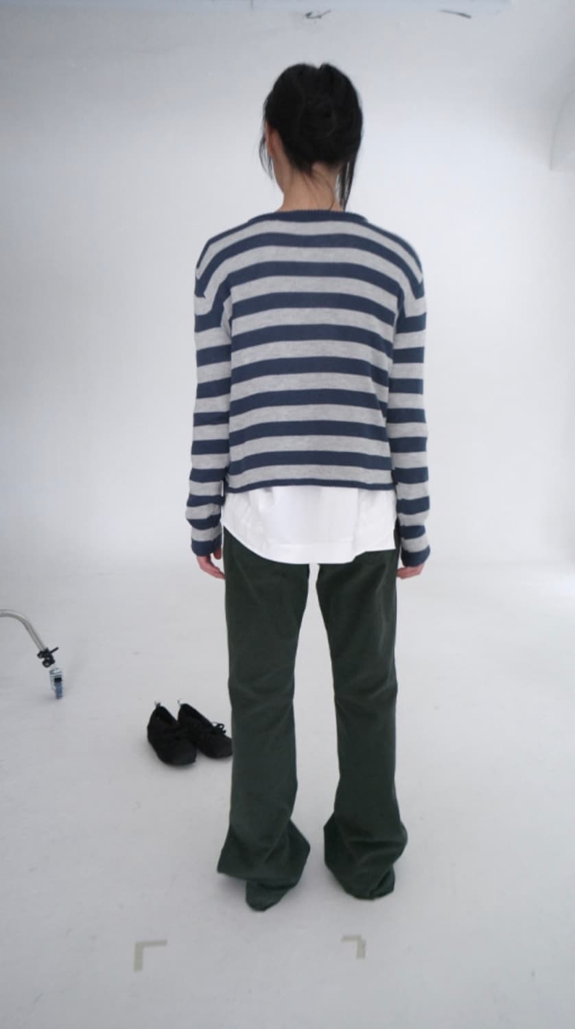 에프터먼데이 warm boots-cut cotton pants 상품이미지2