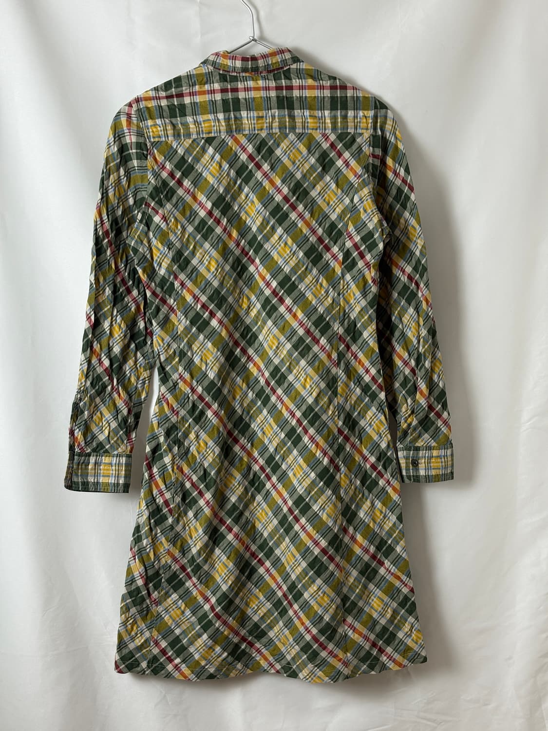 레인보우 체크 롱 원피스 상품이미지7