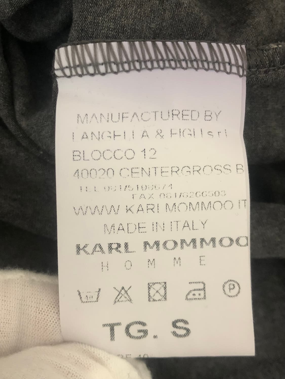 KARL MOMMOO 스톨 레이어드 티셔츠 상품이미지10