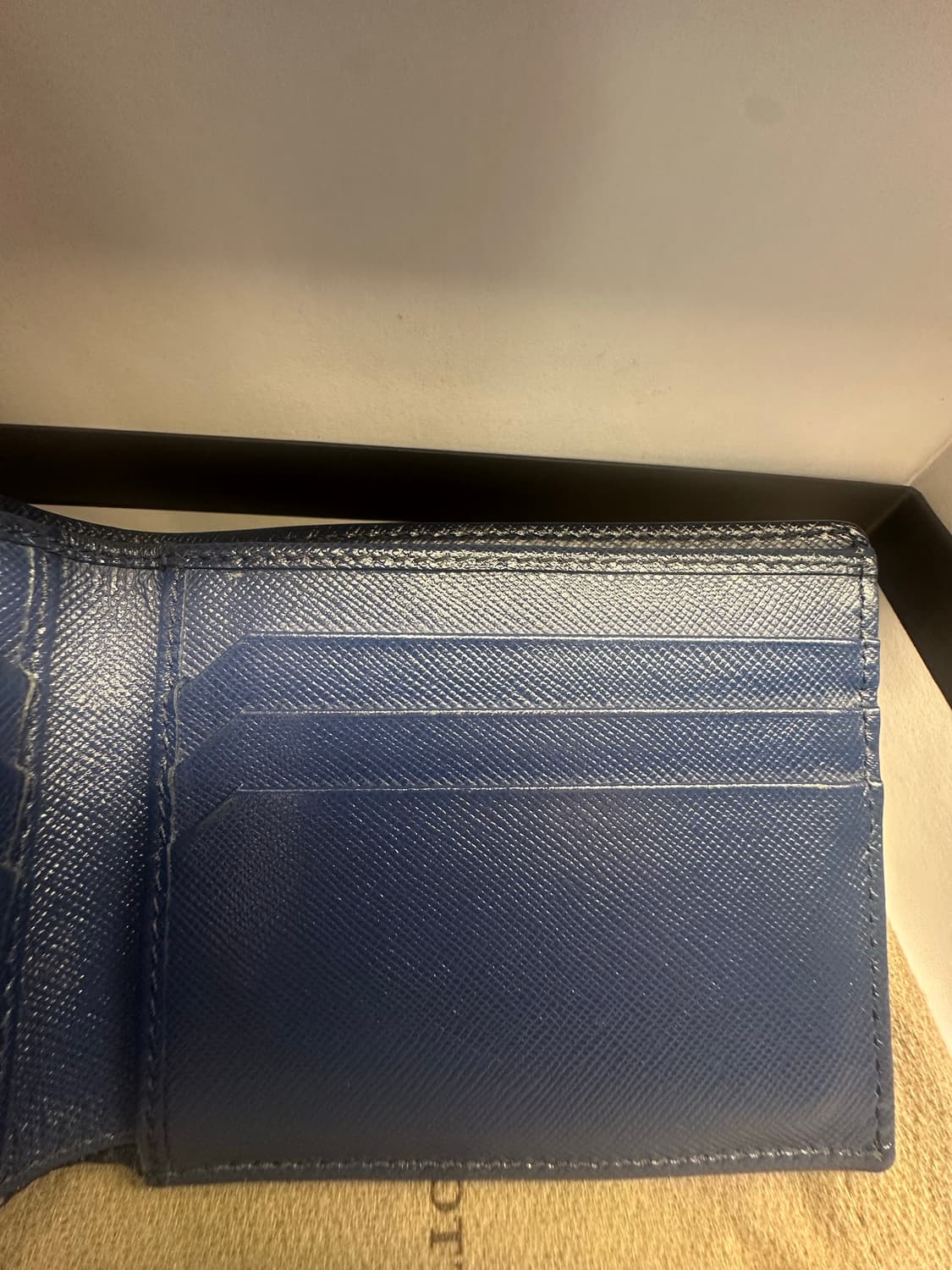 몽블랑 반지갑 사피아노 네이비 상품이미지5