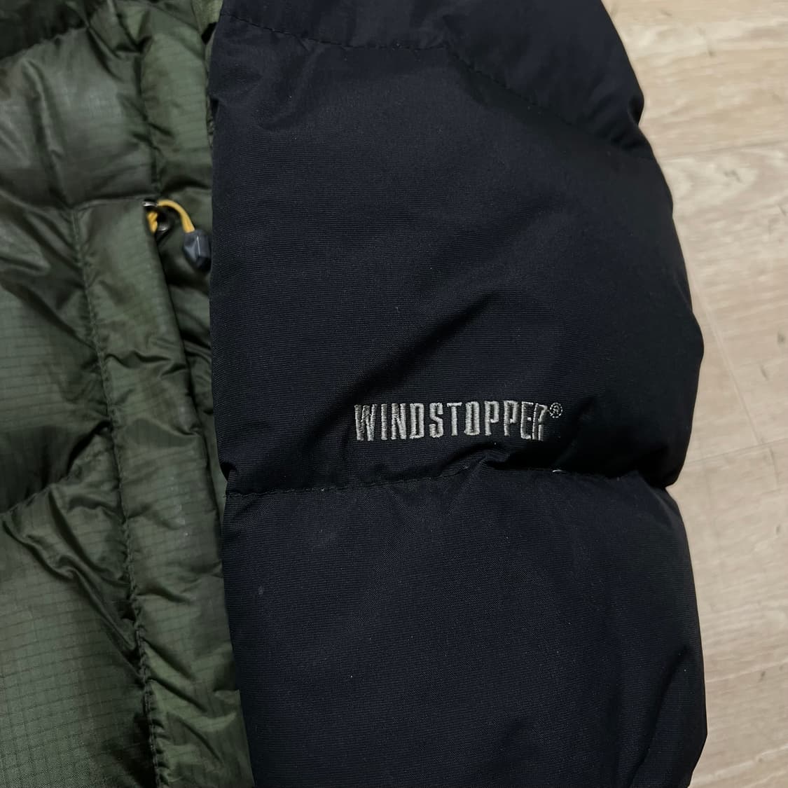 밀레 윈드스토퍼 옴니히트 구스다운 푸퍼패딩 점퍼 [카키] M/95 상품이미지5