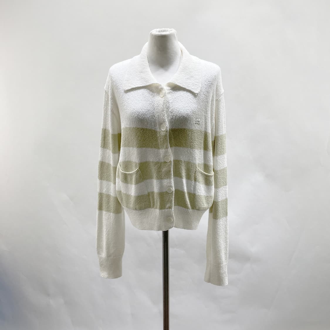 엔오르 2022 여성 카라 코튼 가디건 FREE 상품이미지1