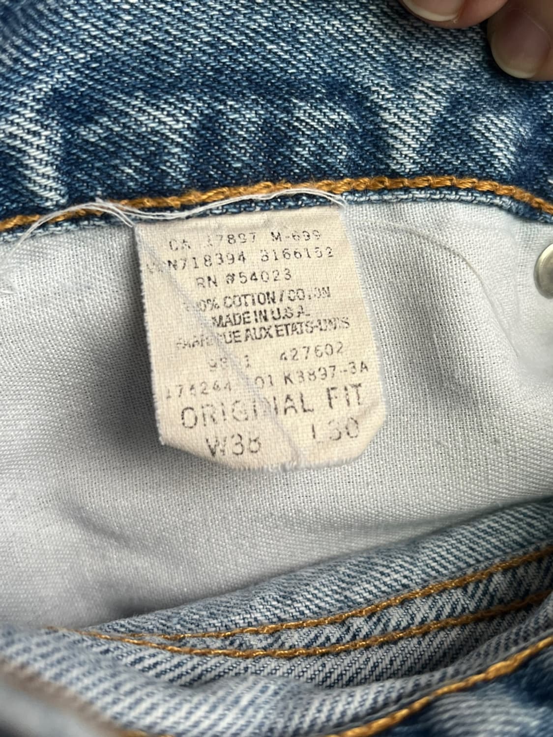 90s 올드갭 GAP denim (38x30) 상품이미지7