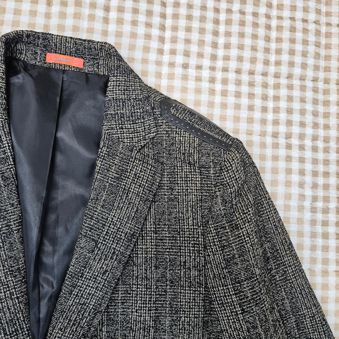 바쏘 울 블레이저 자켓 남자100 상품이미지3