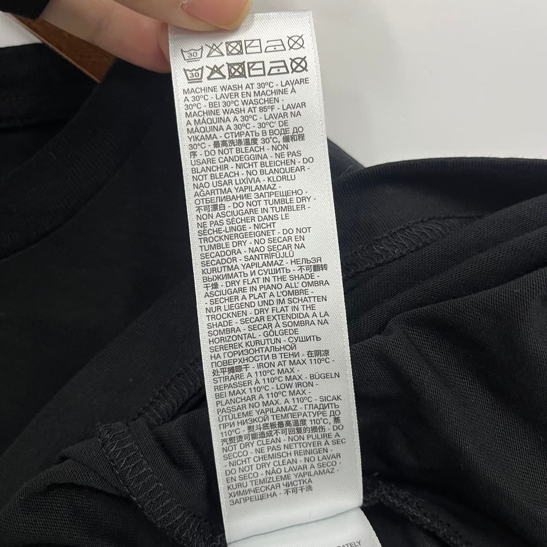 디젤 블랙 반팔티 상품이미지6