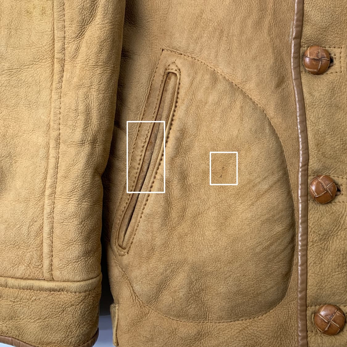 [34/정품] 빈티지 여성 양가죽 무스탕 상품이미지3