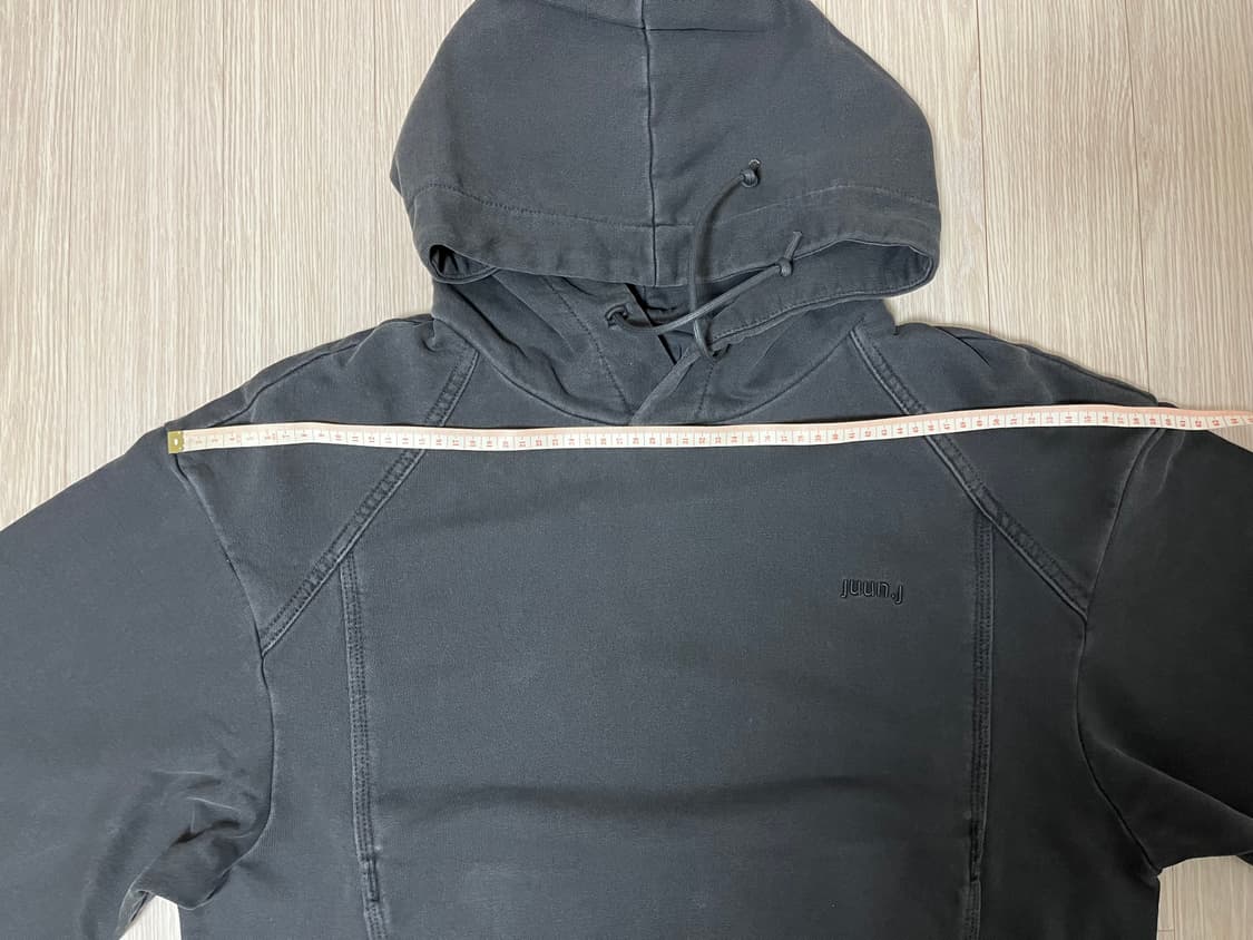 준지 23fw 코튼 스티치 가먼트다잉 후드 S 상품이미지7