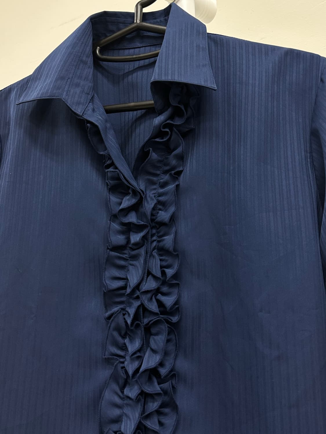 빈티지 네이비 블라우스 셔츠 상품이미지6