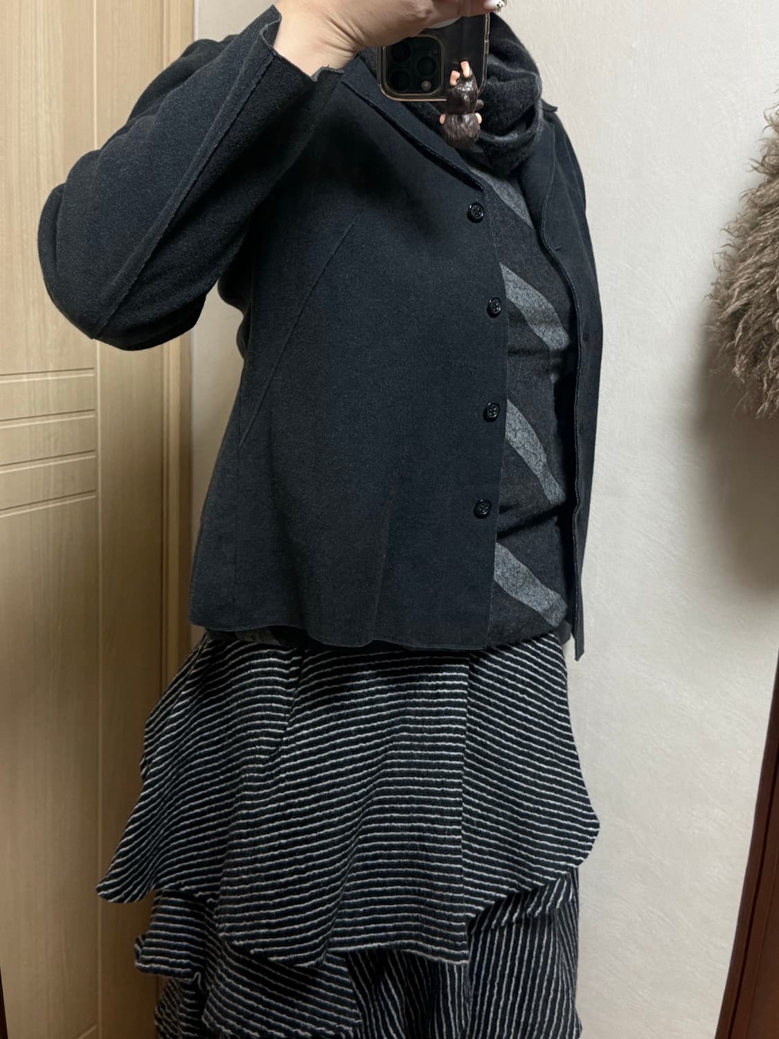 vintage charcoal jacket 상품이미지4