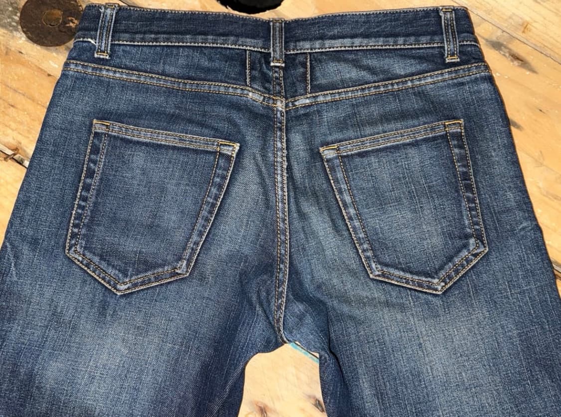 Saint Laurent D02 washed blue denim 상품이미지2
