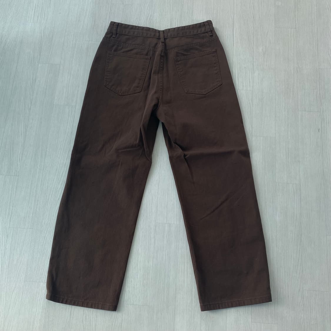 언더오프 코튼 팬츠 브라운  상품이미지4
