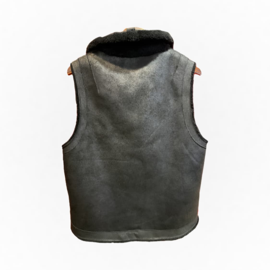 양털 가죽 빈티지 베스트 상품이미지2