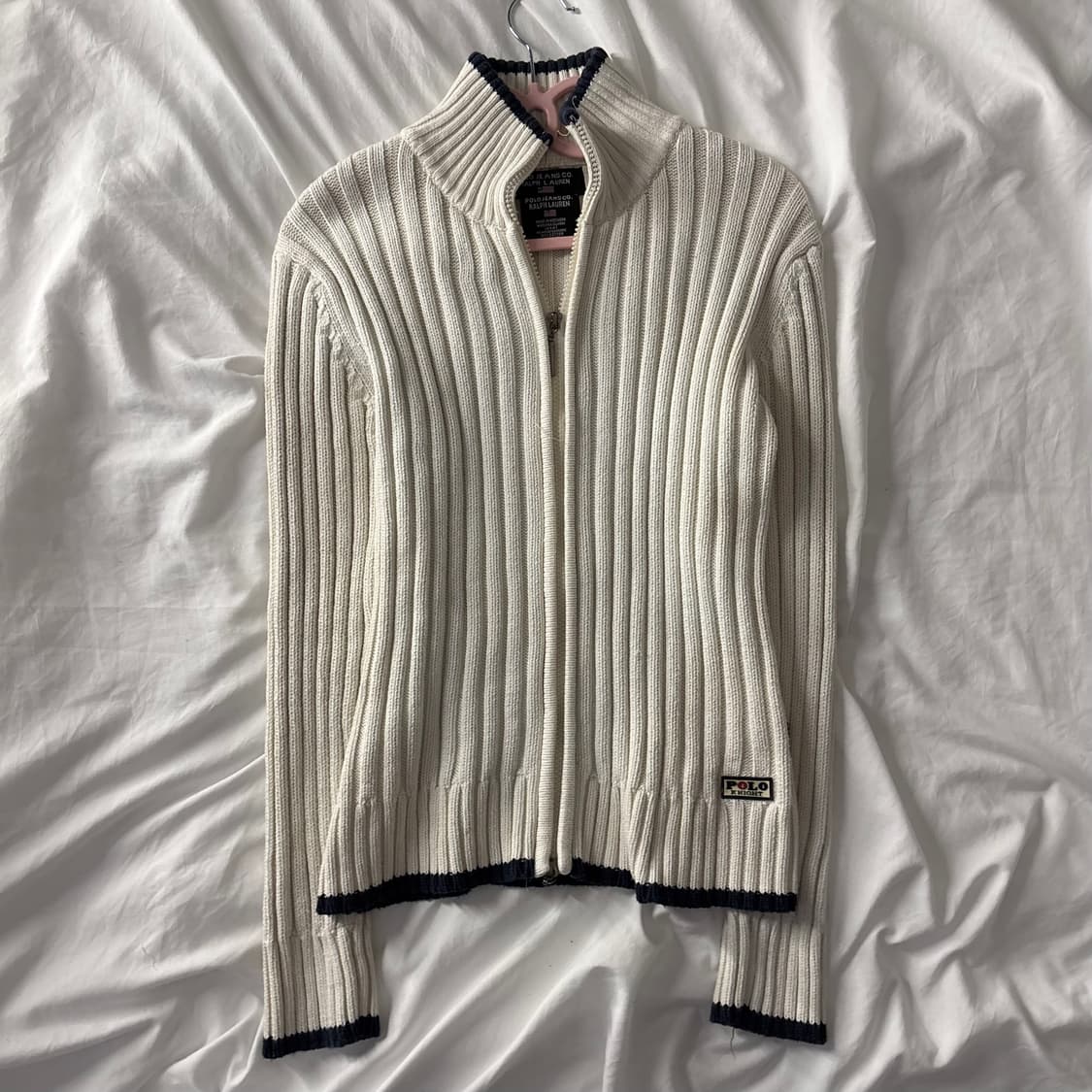 폴로 진스 니트집업 상품이미지1