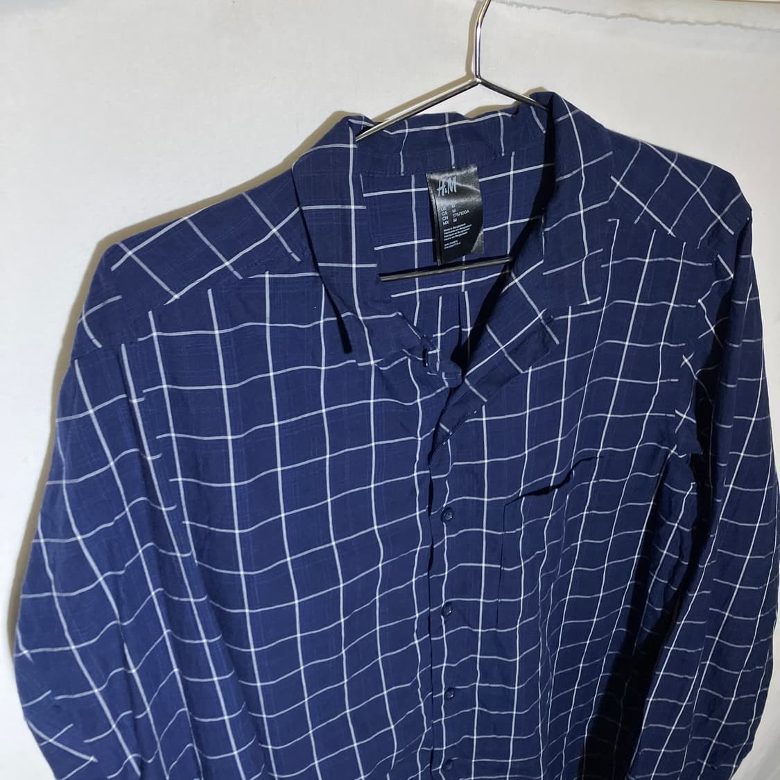 M)H&M 체크셔츠 남방 상품이미지2