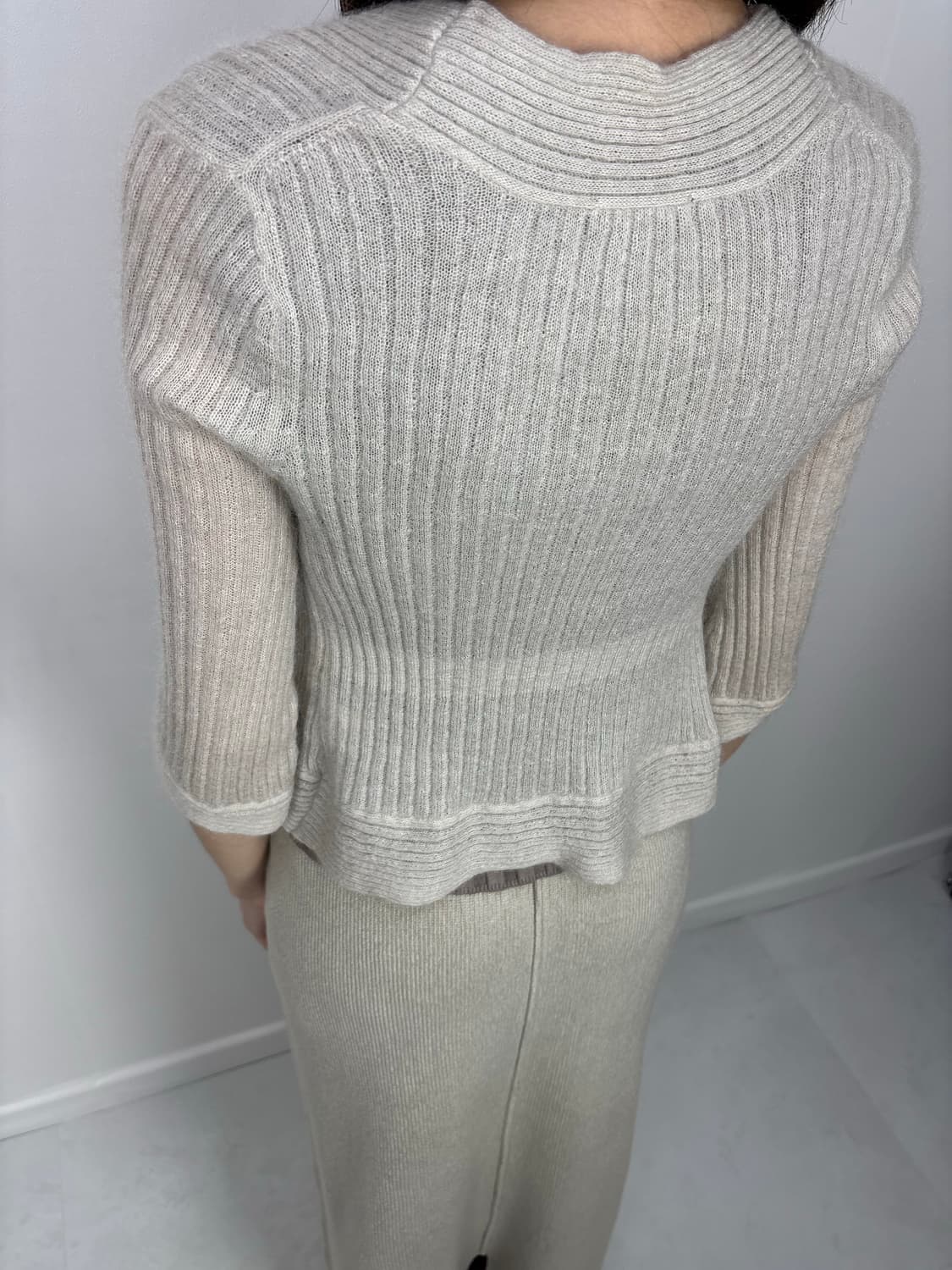 ANGORA FLARED CARDIGAN 상품이미지7