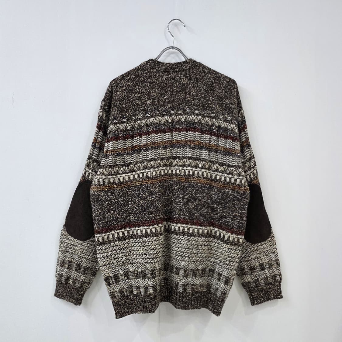 90년대 이탈리아산 패턴 니트 빈티지 가디건 상품이미지7