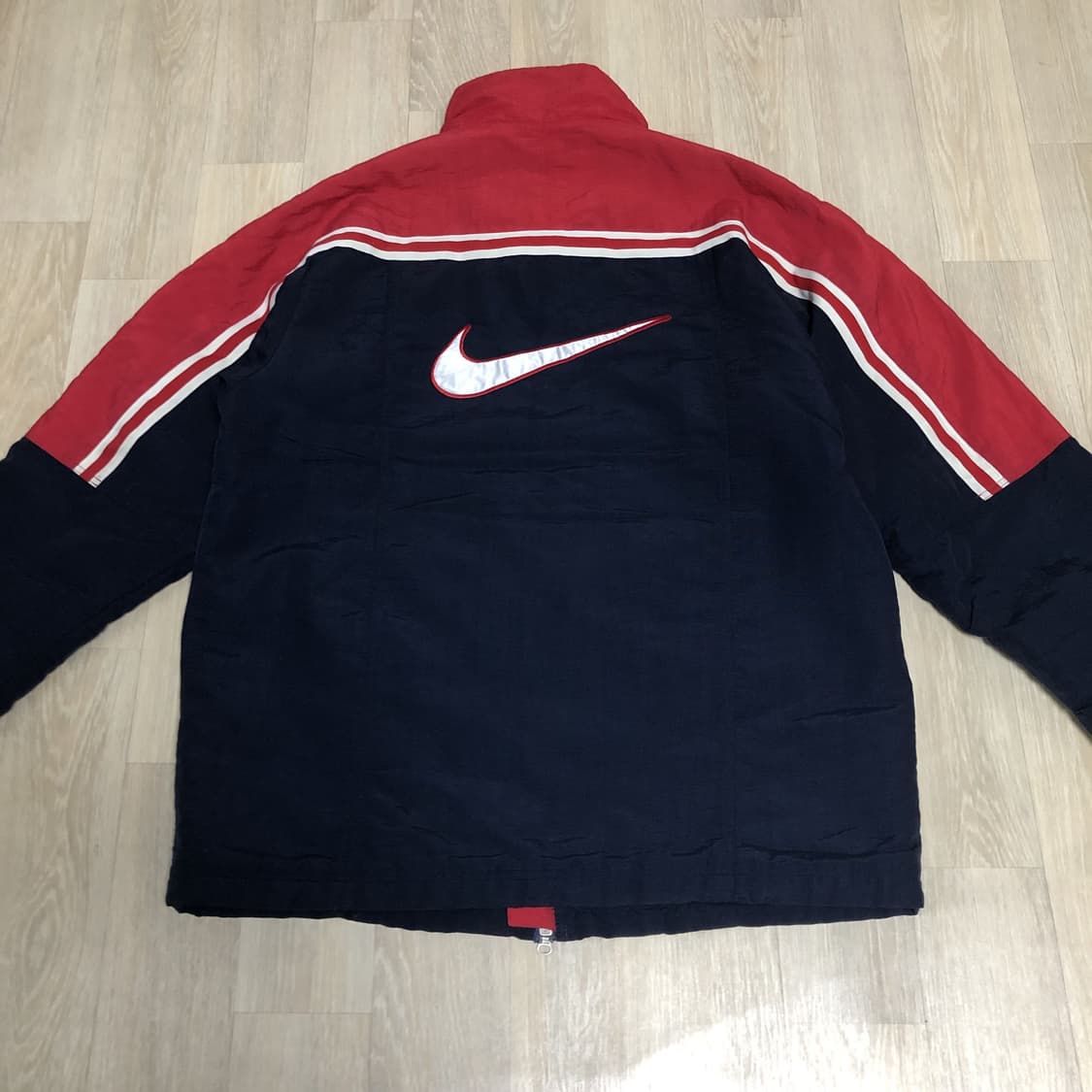 (100) 90's 나이키 NIKE 올드스쿨 빅 스우시 웜업 하이넥 자켓 상품이미지10