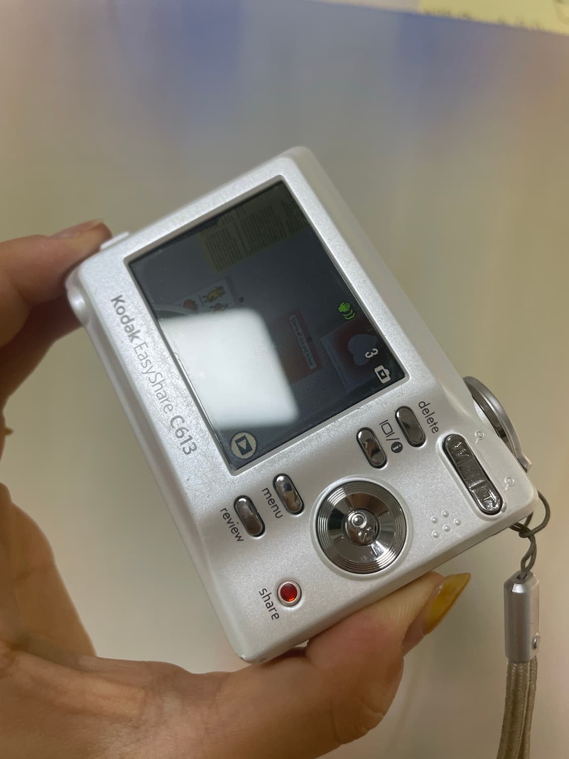 이지쉐어 C613 펄 화이트 Kodak Easyshare C613  상품이미지8