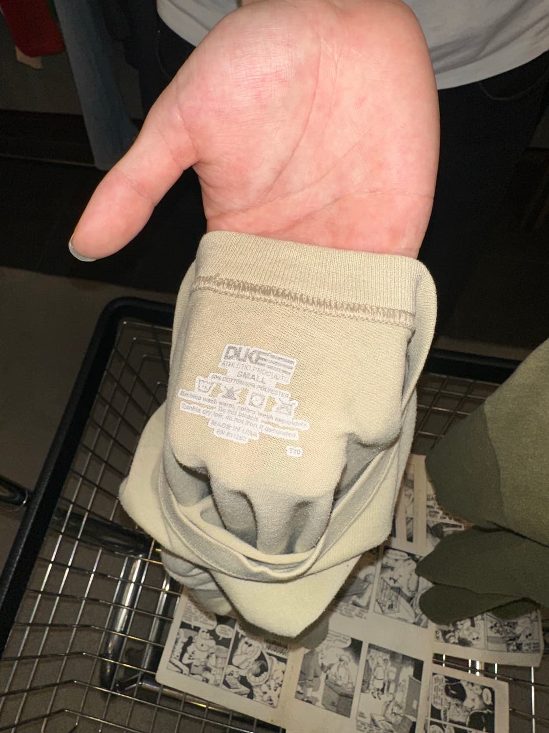 American Duke material cotton beige T 상품이미지9