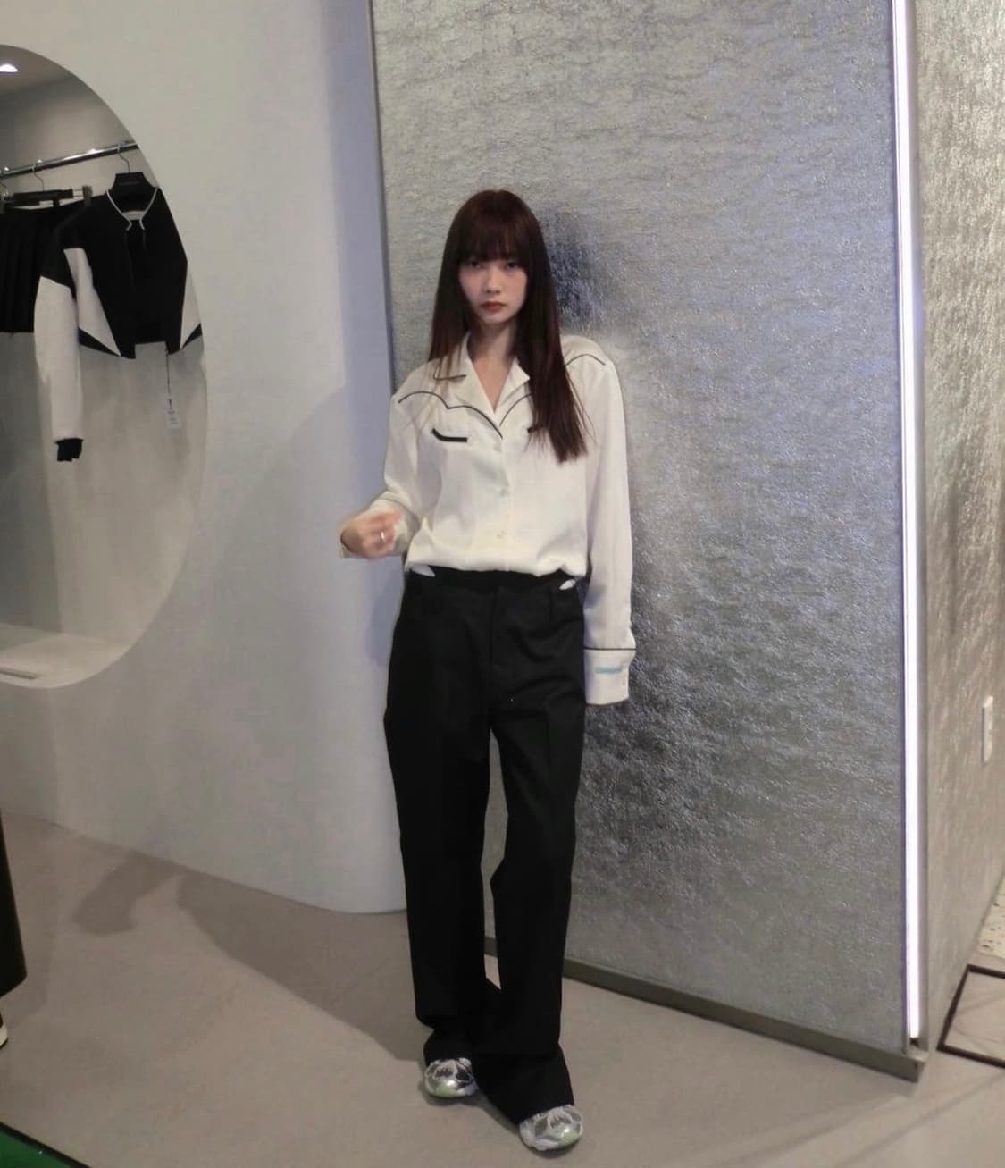 Silk western blouse shirt 상품이미지2