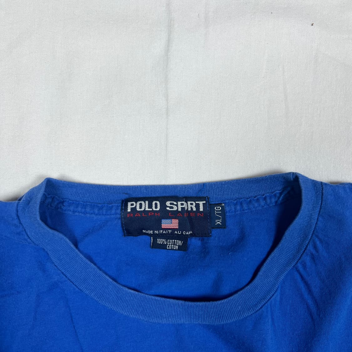 90’s 폴로스포츠 polo sport 스펠아웃 프린트 반팔티 상품이미지5