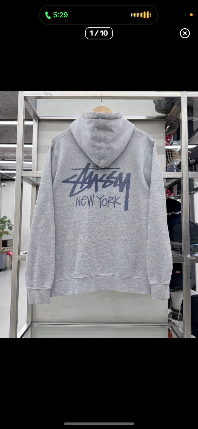 스투시 00s 뉴욕 빅로고 후드티 상품이미지2