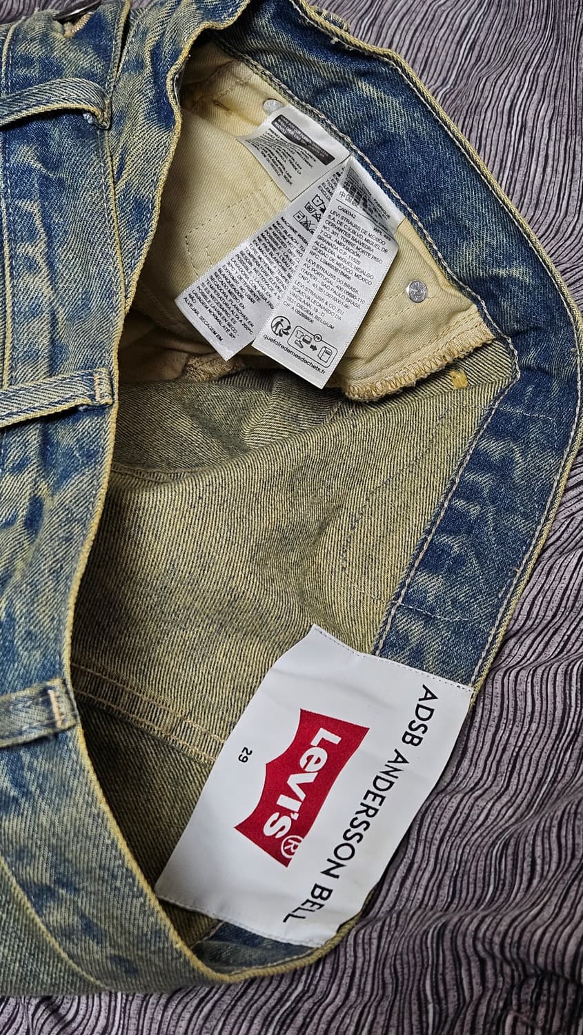 ADSB 앤더슨벨 X 리바이스 우먼 오버레이 진 틴티드 인디고 상품이미지8