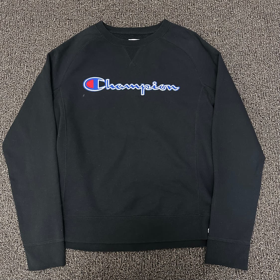 챔피온 기모 맨투맨 블랙 L 상품이미지1