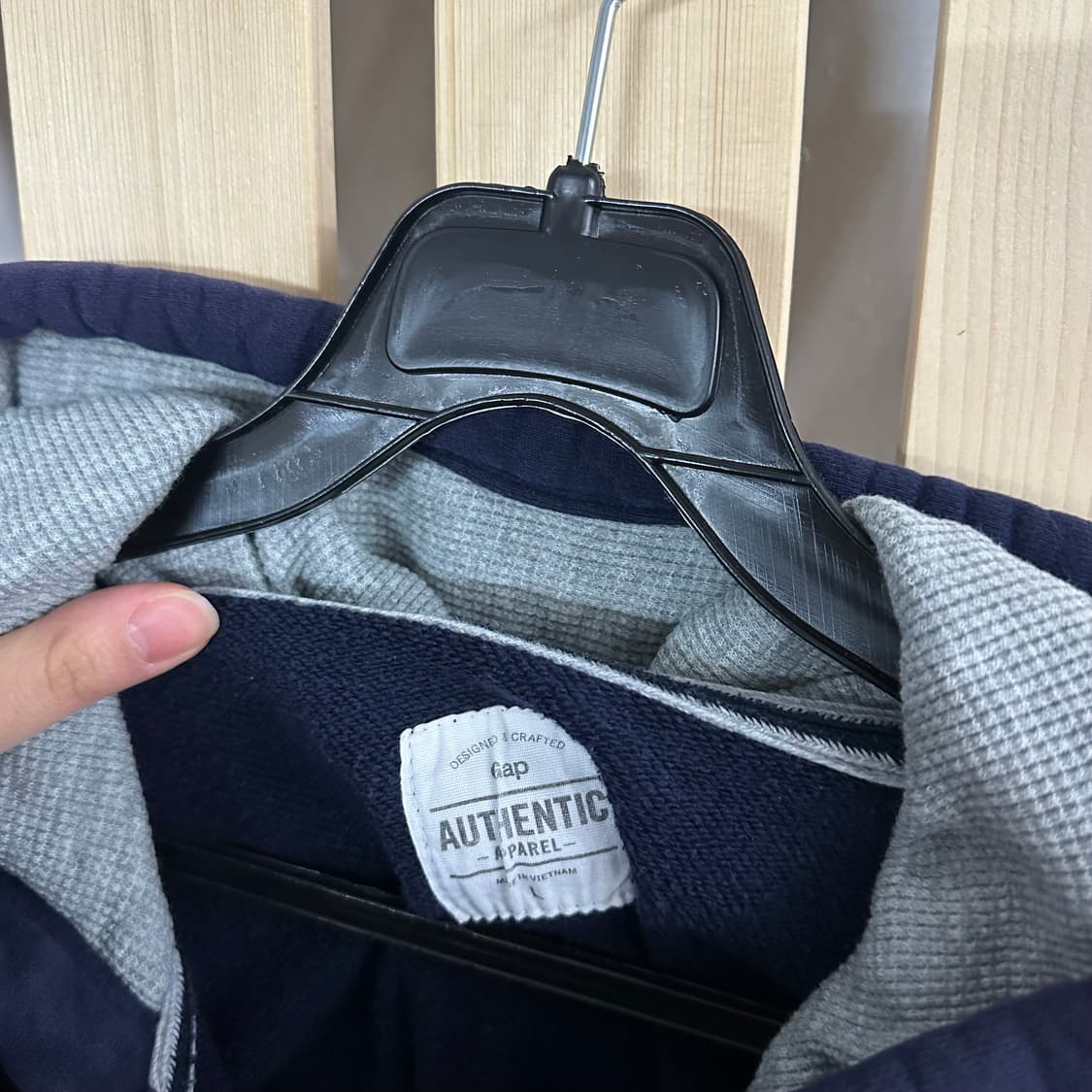 (L) GAP 갭 네이비 후드집업 상품이미지7