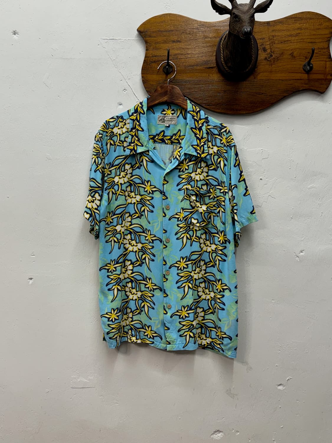 Floral Rayon Hawaiian Shirt 상품이미지1