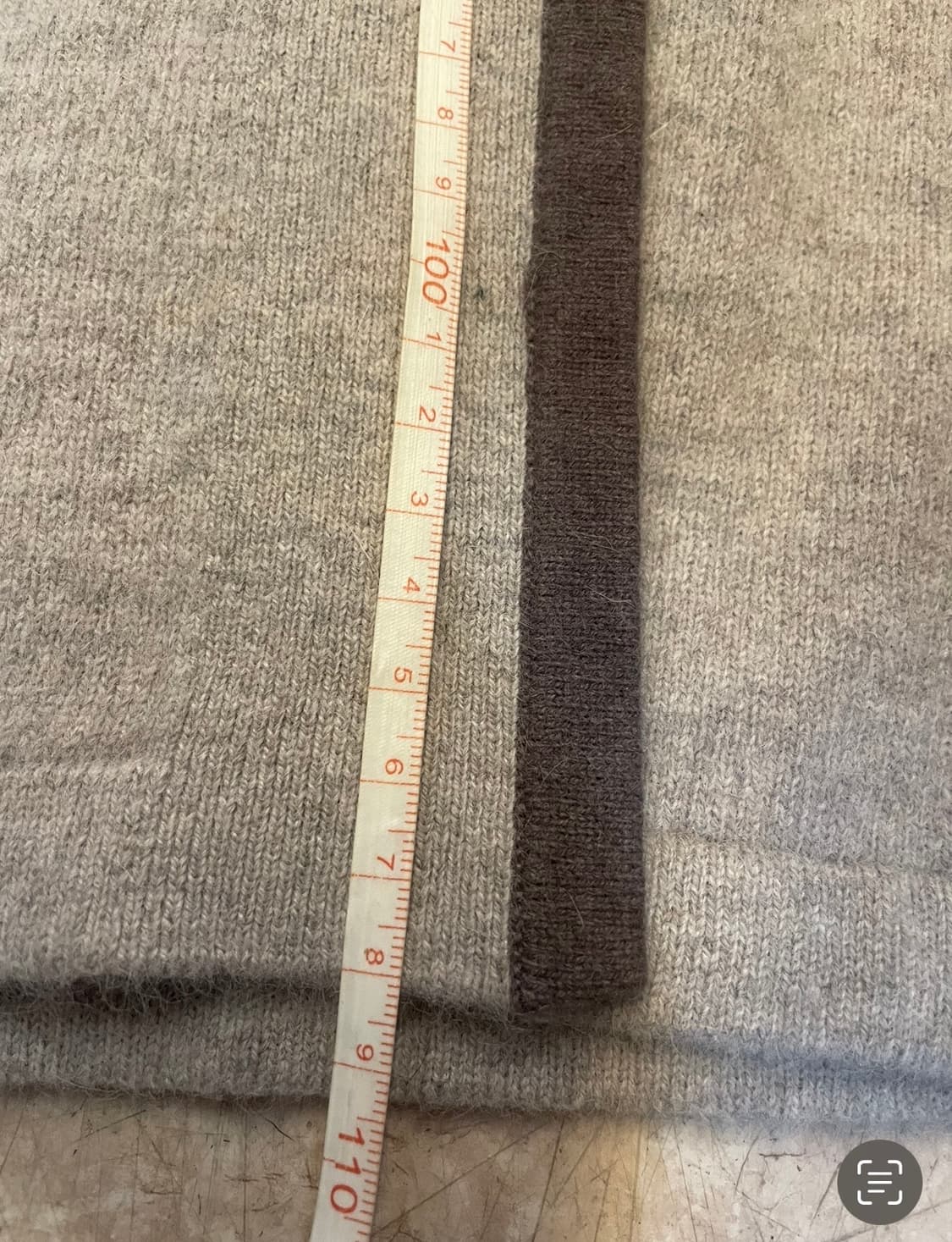 칼라거펠트 폭스양모울 혼방 니트롱원피스 울니트코트 롱가디건 상품이미지9