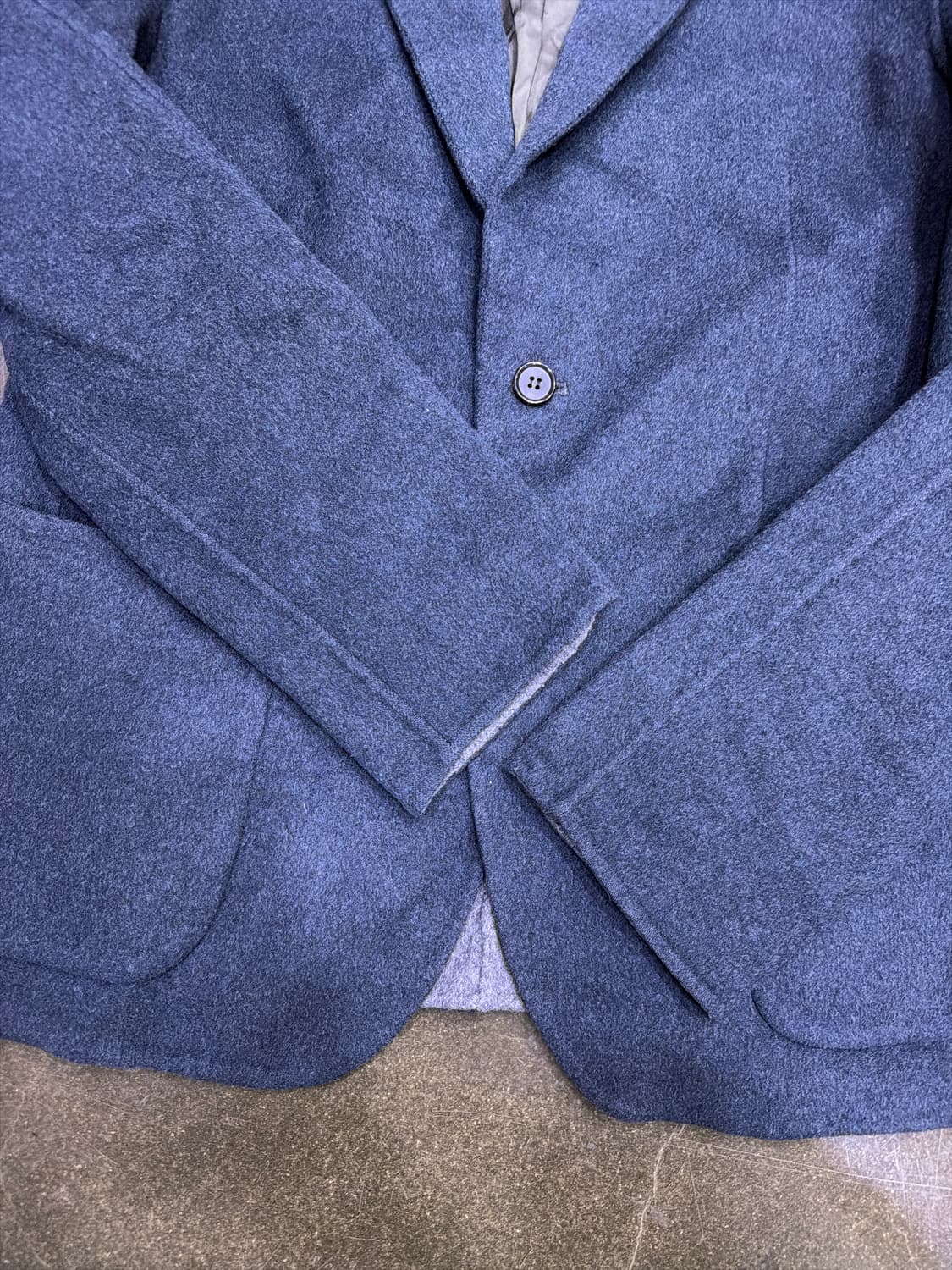 타임옴므 울 캐시미어 블렌디드 싱글버튼 블레이저 자켓 105 상품이미지3