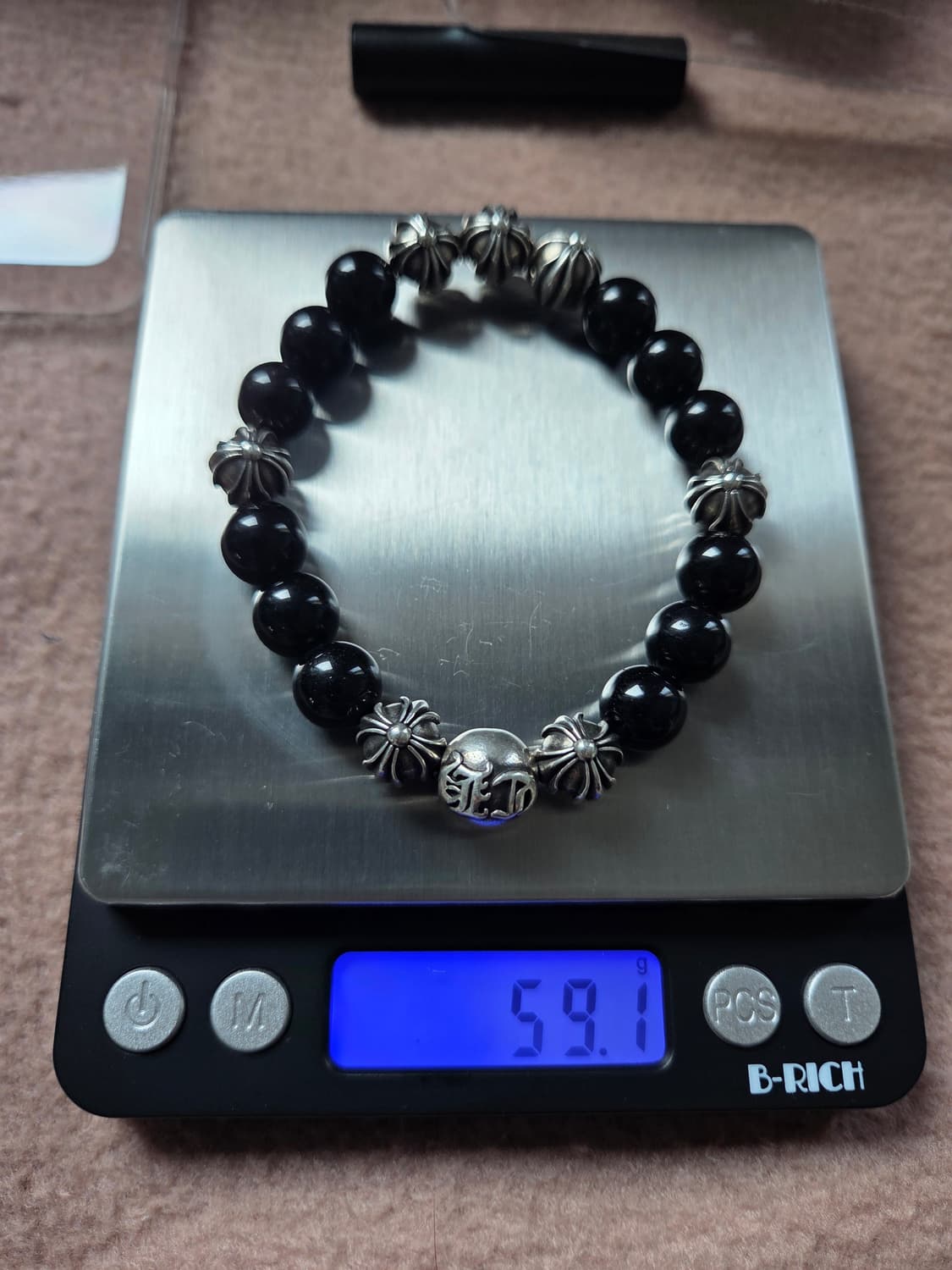 정품 크롬하츠 토르말린8볼 비즈팔찌 상품이미지9